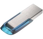 SanDisk Ultra Flair lecteur USB flash 64 Go USB Type-A 3.2 Gen 1 (3.1 Gen 1) Bleu, Argent