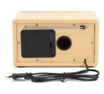 Denver TR-63LW radio Personal Analógica Bamboo, Plata