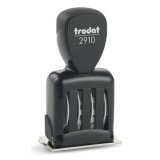 Trodat 73042 business stamp Traditional Date stamp Metal, Plastic