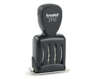 Trodat 73042 timbro aziendale Tradizionale Timbro data Metallo, Plastica