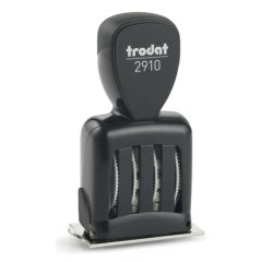 Trodat 73042 timbro aziendale Tradizionale Timbro data Metallo, Plastica