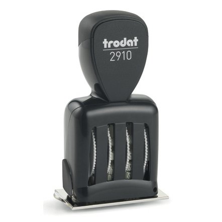 Trodat 73042 timbro aziendale Tradizionale Timbro data Metallo, Plastica