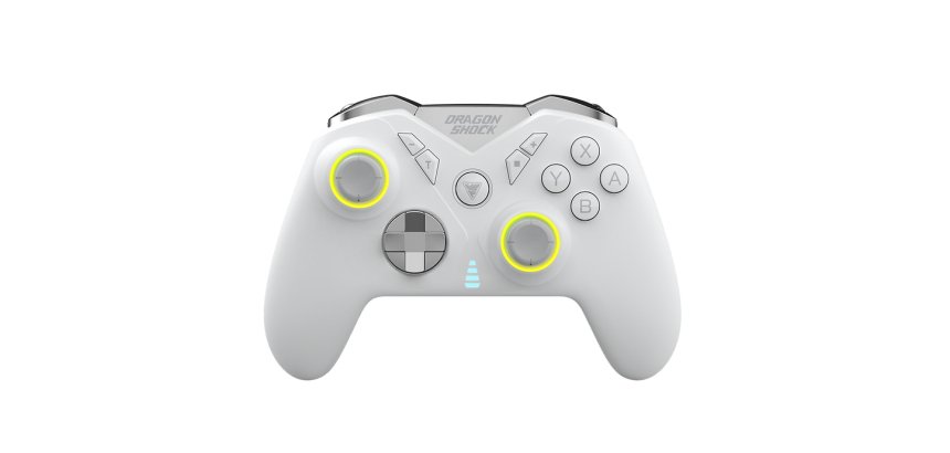 Dragonshock Nebula Pro White Bluetooth Gamepad Nintendo Switch