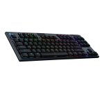 Logitech G G915 X LIGHTSPEED clavier Gaming USB + RF Wireless + Bluetooth AZERTY Français Noir