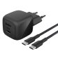 Belkin WCA013kq1MBK-B6 Universel Noir Secteur Charge rapide Intérieure