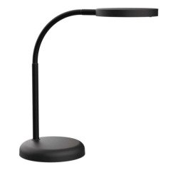 Luminaire bureau maul joy 16 led hauteur 33,5 cm bras      38,5cm tete diametre 11,8cm   coloris noir