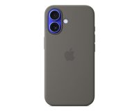 Apple Funda de silicona con MagSafe para el iPhone 16 - Gris piedra
