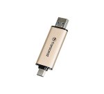 Transcend JetFlash 930C lecteur USB flash 256 Go USB Type-A / USB Type-C 3.2 Gen 1 (3.1 Gen 1) Or