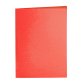 Sous-chemise liderpapel papier cartonné 180g 310x230mm document a4 210x297mm coloris pastel rouge intense