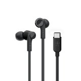 Belkin ROCKSTAR Écouteurs Avec fil Ecouteurs Appels/Musique USB Type-C Noir