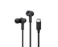 Belkin ROCKSTAR Auriculares Alámbrico Dentro de oído Llamadas/Música USB Tipo C Negro