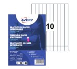 Bracelet avery papier indechirable matiere tyvek    largeur 19mm coloris rose     fluo 500 unites