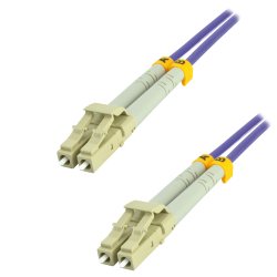 MCL 15m 50/125 OM4 LC/LC câble InfiniBand et à fibres optiques LC/LC Violet