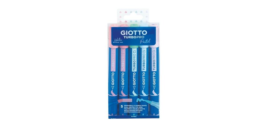 Giotto F428400 felt pen Assorted colours 5 pc(s)