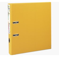 Classeur à levier exacompta prem'touch a4+ polypropylène dos 50mm coloris jaune