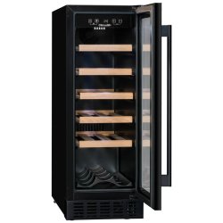 CLIMADIFF Cave à vin encastrable de service CBU20S2B, Largeur 29.5 cm, 20 bouteilles