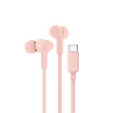 Belkin SoundForm Casque Avec fil Ecouteurs Musique/Quotidien USB Type-C Rose