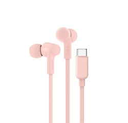 Belkin SoundForm Casque Avec fil Ecouteurs Musique/Quotidien USB Type-C Rose