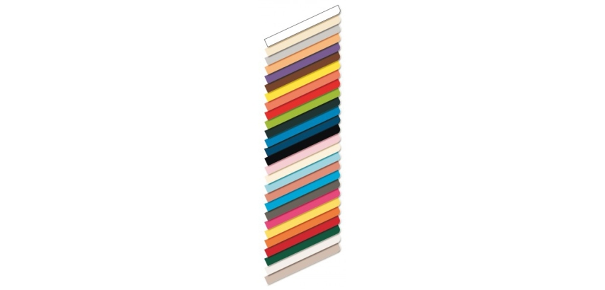 Cartoncino Elle Erre - 70 x 100 cm - 220 gr - nero 115 - Fabriano - blister 10 fogli