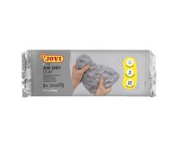 Pâte à modeler jovi autodurcissante coloris gris pain 500g