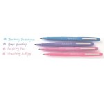 Feutre ecriture paper mate flair pastel pointe nylon     0,7mm bouchon ventile clip    metal blister 12 unites