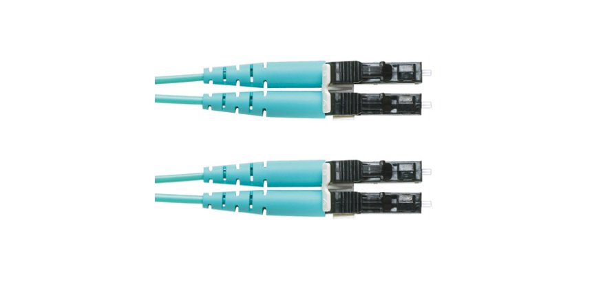 Panduit FZ2ELLNLNSNM001 Cable de fibra óptica e InfiniBand 1 m LC Color aguamarina