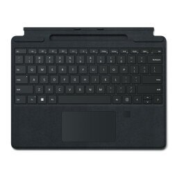 Microsoft Surface Pro Signature Keyboard with Fingerprint Reader AZERTY Belge Microsoft Cover port Noir