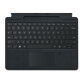 Microsoft Surface Pro Signature Keyboard with Fingerprint Reader AZERTY Belge Microsoft Cover port Noir