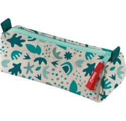 Trousse maped smiling planet en tissu recycle easy zip     22cm