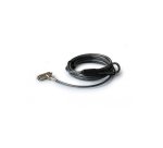 Port Designs 901215 câble antivol Noir, Argent 1,55 m