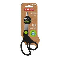 ARDA FB18RE stationery/craft scissors Art & Craft scissors, Office scissors Straight cut Black, Green