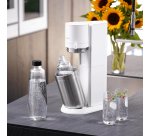 Machine à soda et eau gazeuse Sodastream DUO Blanche + 2 carafes + 2 bouteilles