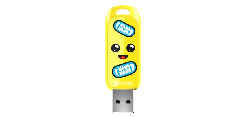 SanDisk SDCZIF-128G-G46 lecteur USB flash 128 Go USB Type-A 3.2 Gen 1 (3.1 Gen 1) Jaune