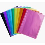 Protège-documents polypropylène glossy Iderama, 40 vues/20 pochettes, coloris assortis