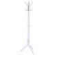 Porte-manteaux q-connect métallique 8 patères hauteur 173cm coloris blanc