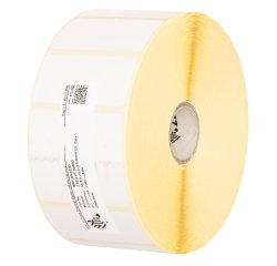 Caja  de 12 rollos de Etiquetas para impresora autoadhesiva 5,71 x 3,17 cm Zebra Z-Select 2000D Blanco