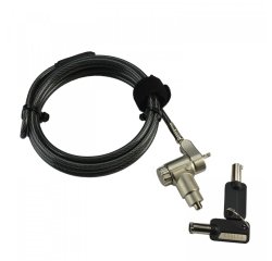 MCL MJ1C99A8LEUNIVCLE câble antivol Noir 2 m