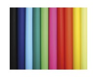 PAPIER AFFICHE PEINTE, Rouleau de 10 feuilles 80g/m au format 60x80cm - Assortiment