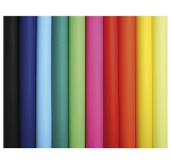 PAPIER AFFICHE PEINTE, Rouleau de 10 feuilles 80g/m au format 60x80cm - Assortiment