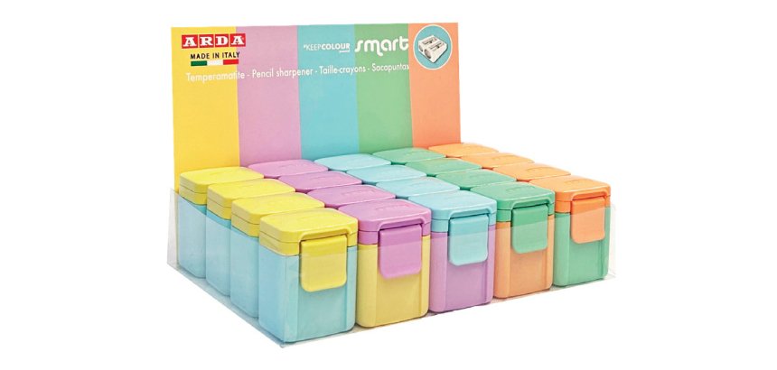 ARDA TE804PSC pencil sharpener Manual pencil sharpener Assorted colours