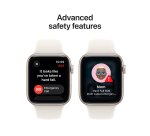 Apple Watch SE (3nd generation) SE 3 GPS 44mm Starlight Aluminium Case with Starlight Sport Band - M/L