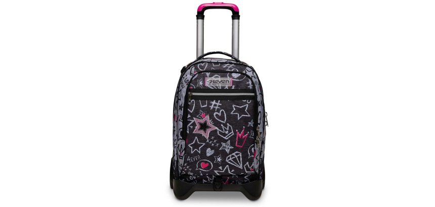 Seven 200102319-822 zaino Zaino scolastico Multicolore Poliestere