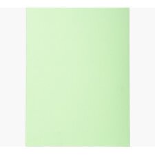 Paquet de 100 chemises FOREVER en carte recyclée 220g. Coloris Vert clair