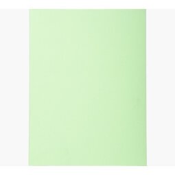 Paquet de 100 chemises FOREVER en carte recyclée 220g. Coloris Vert clair