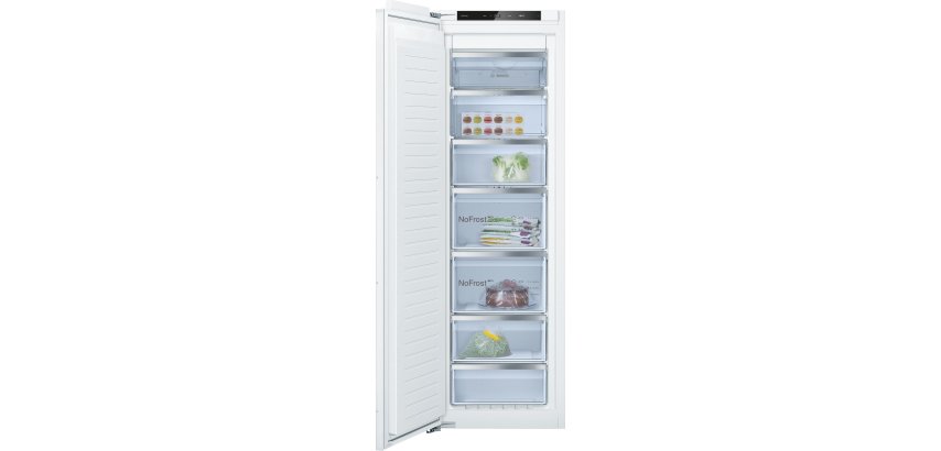 BOSCH Congélateur encastrable armoire GIN81VEE0, Série 4, NoFrost, pantographes