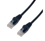 MCL 5m Cat6a U/UTP câble de réseau Noir U/UTP (UTP) Rond