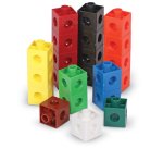 Atelier cube learning resources unicubes 2 cm       plastique 500 cubes a         assembler et 1 guide