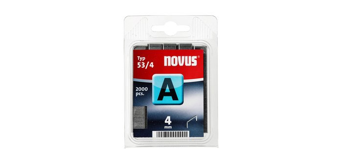 Agrafes pour cloueur 53/4 novus boite de 1800 unites