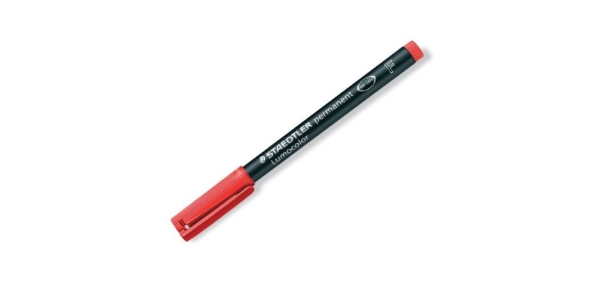 Staedtler Lumocolor 318-2 permanent marker Bullet tip Red 10 pc(s)