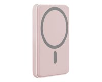 T'nB PBUMAG5PK banque d'alimentation électrique 5000 mAh Recharge sans fil Rose